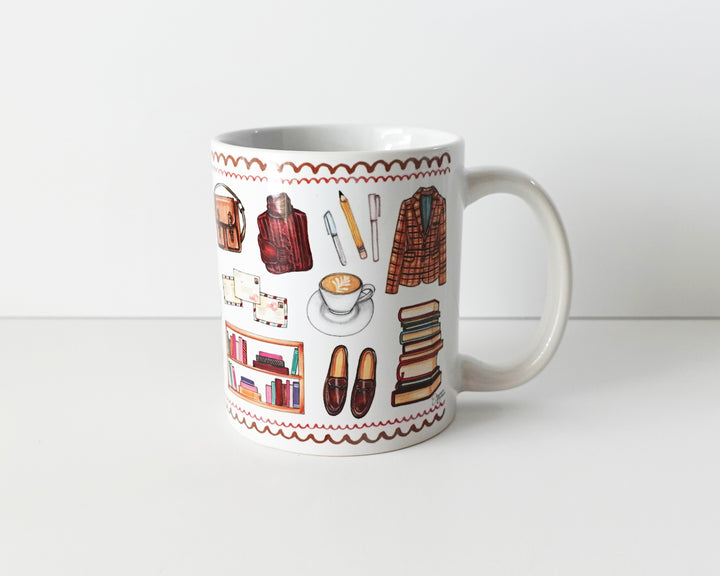 Bookworm Favorite Things Mug