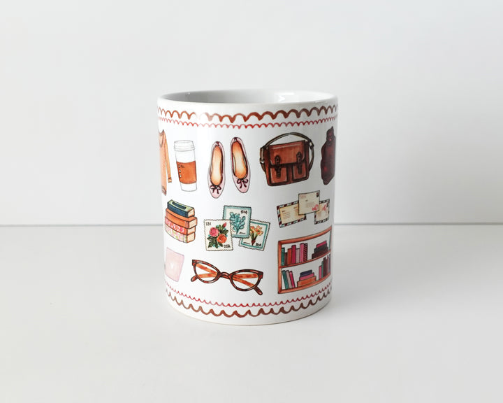Bookworm Favorite Things Mug