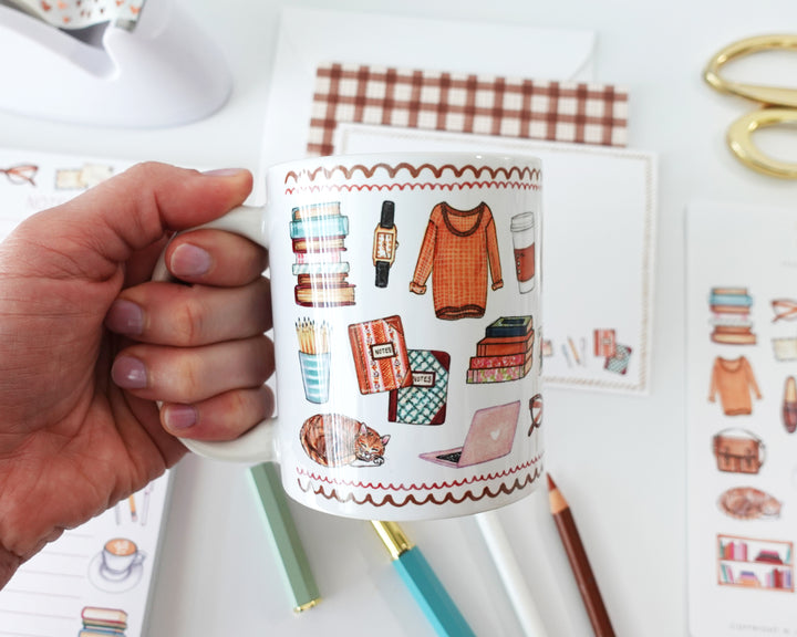 Bookworm Favorite Things Mug