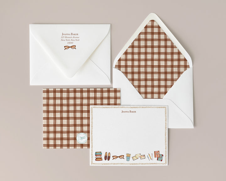 Bookworm Favorite Things Notecards