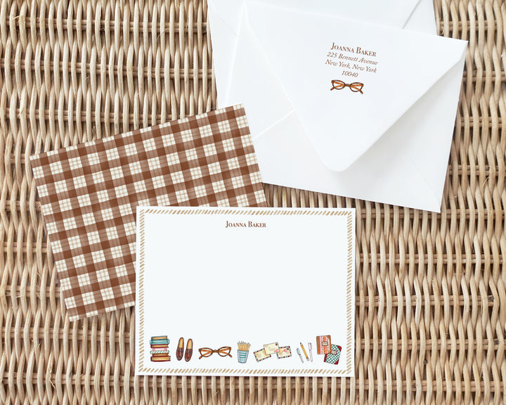 Bookworm Favorite Things Notecards