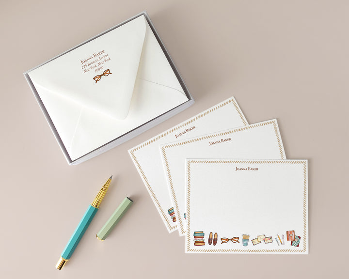 Bookworm Favorite Things Notecards