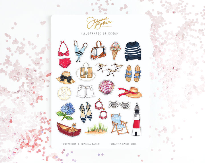 Coastal Favorite Things Stickers
