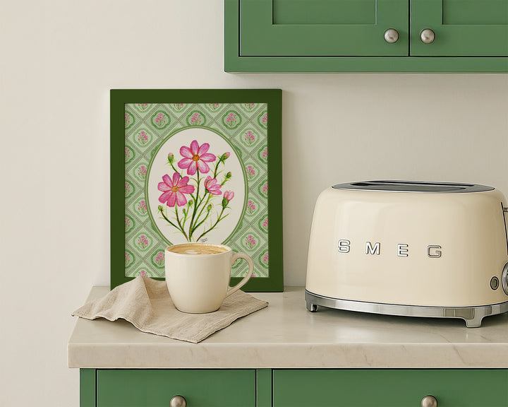 Cosmos Ruffles Art Print