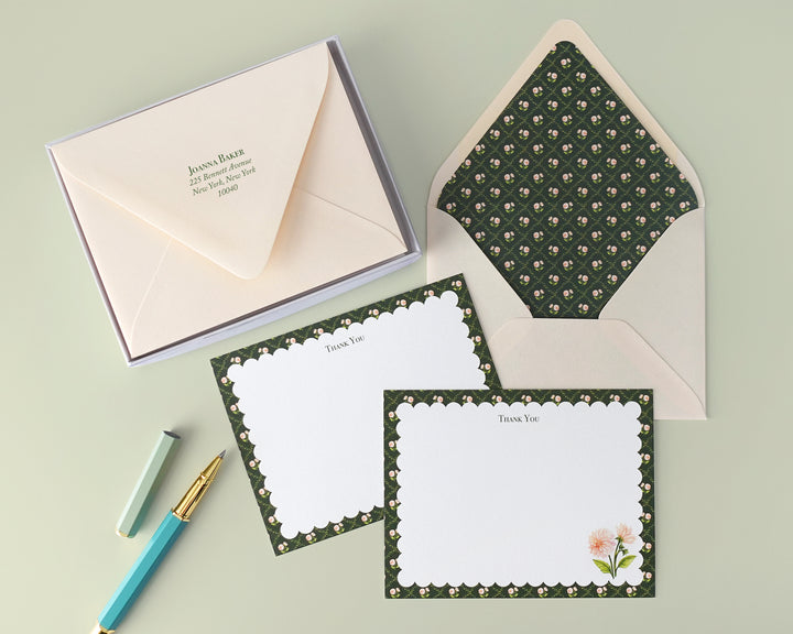 Dahlia Vines Notecards