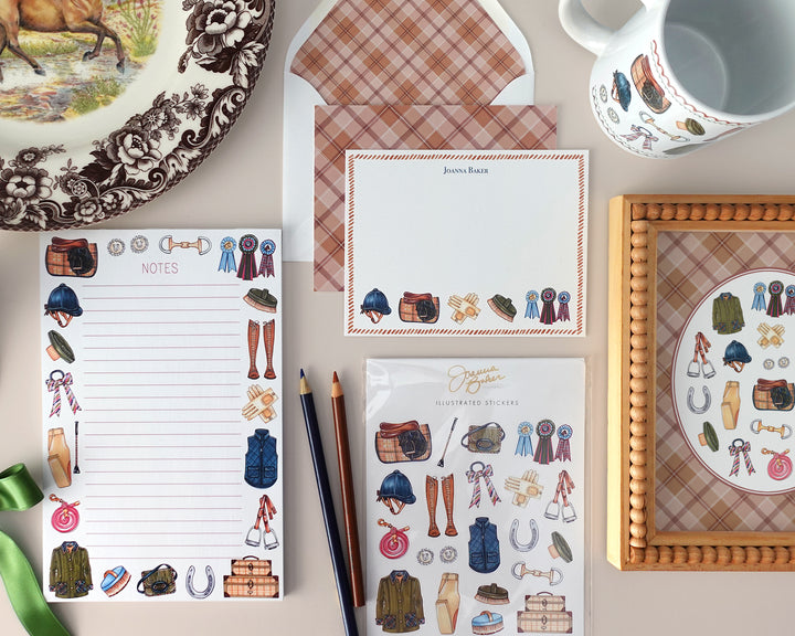 Equestrian Favorite Things Art Print