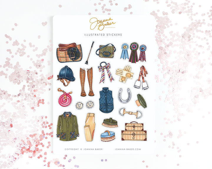 Equestrian Favorite Things Stickers