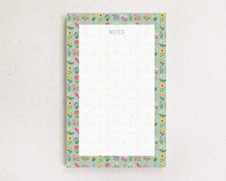 Flower Garden Personalized Notepad