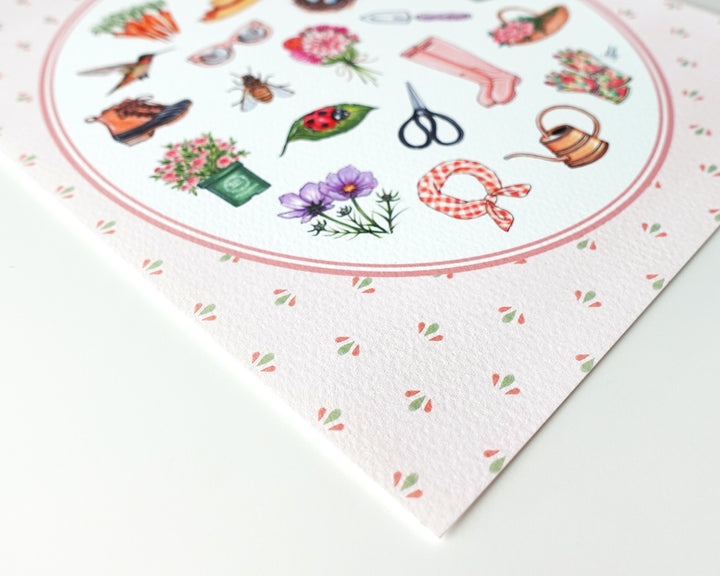 Garden Favorite Things Art Print