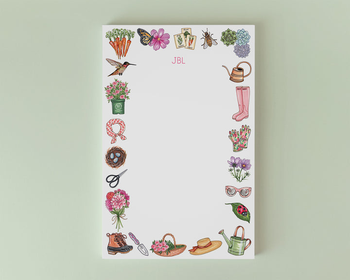 Garden Favorite Things Personalized Notepad