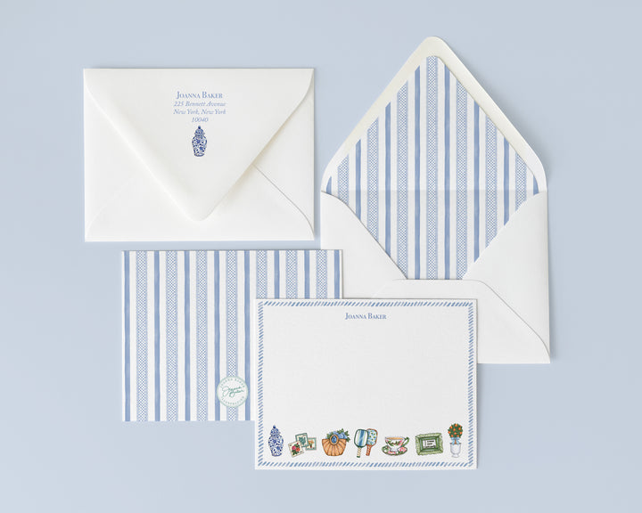 Grandmillennial Pastime Favorite Things Notecards