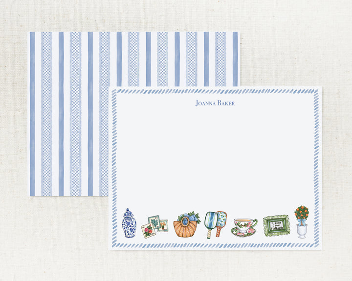 Grandmillennial Pastime Favorite Things Notecards