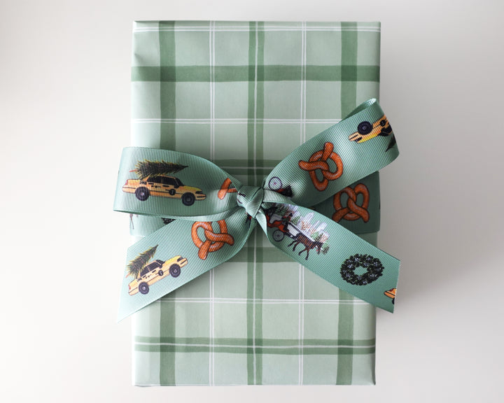 Christmas in New York Grosgrain Ribbon