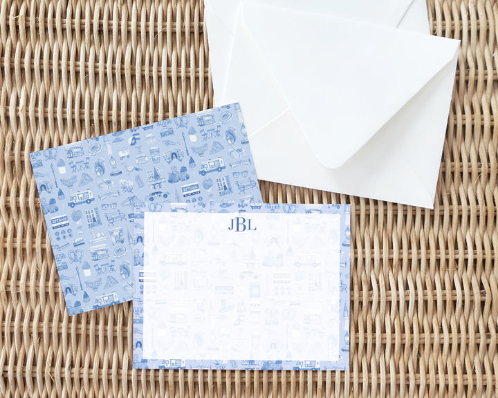 Tonal New York City Personalized Note Card Set