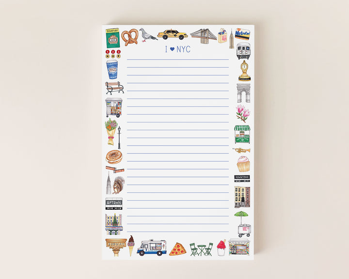 New York City Favorite Things Personalized Notepad