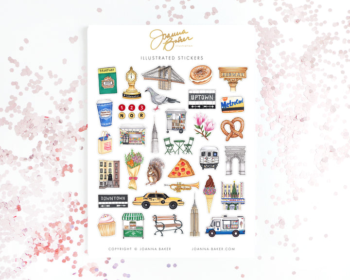 New York City Favorite Things Stickers