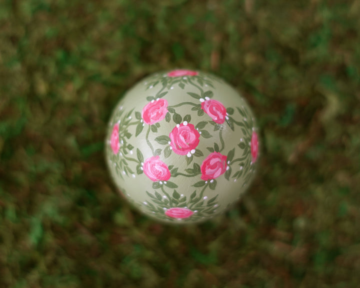 Pink & Green Wallpaper Heirloom Egg