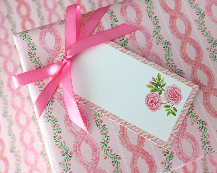 Rococo Ruffles & Roses Gift Wrap Roll