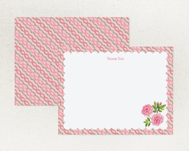 Rococo Ruffles & Roses Notecards