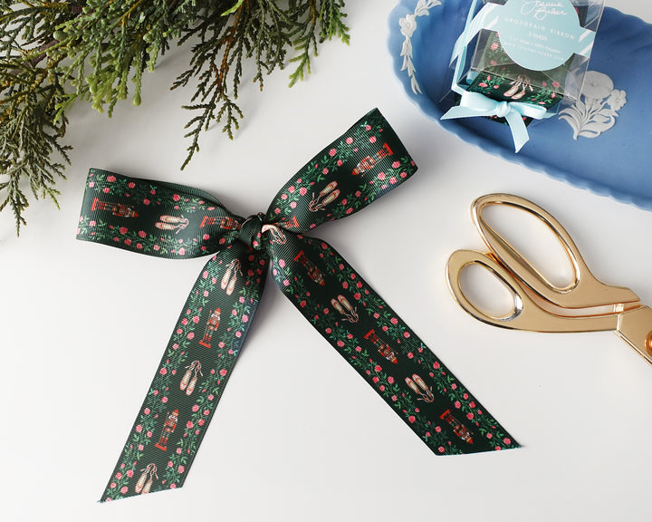 Rose Nutcracker Grosgrain Ribbon