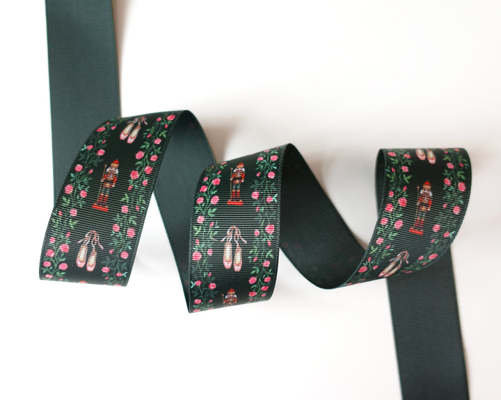 Rose Nutcracker Grosgrain Ribbon