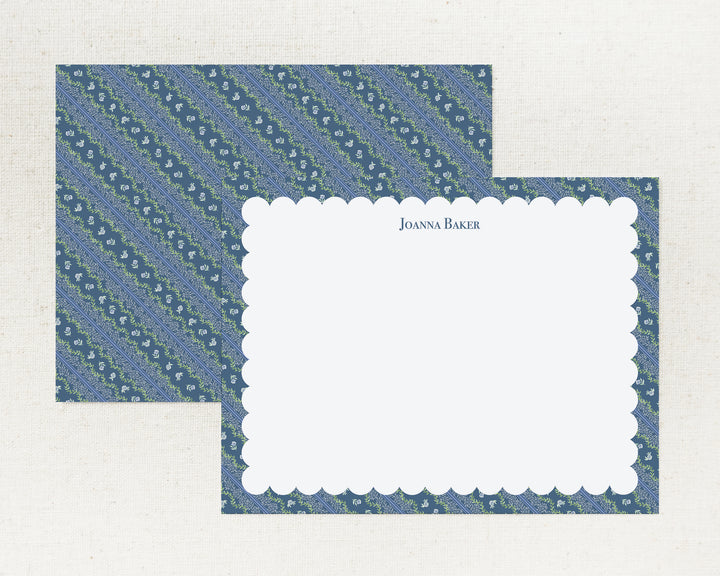 Scalloped Vines & Roses Notecards