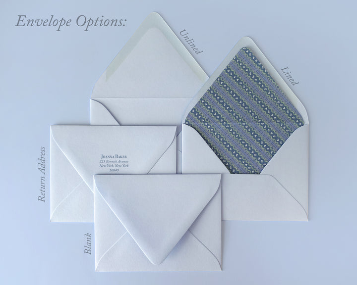 Scalloped Vines & Roses Notecards