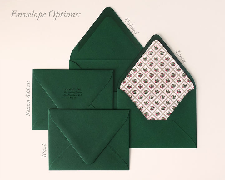 Strawberry Trellis Notecards