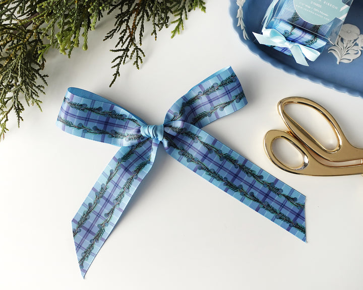 Winterberry Plaid Grosgrain Ribbon