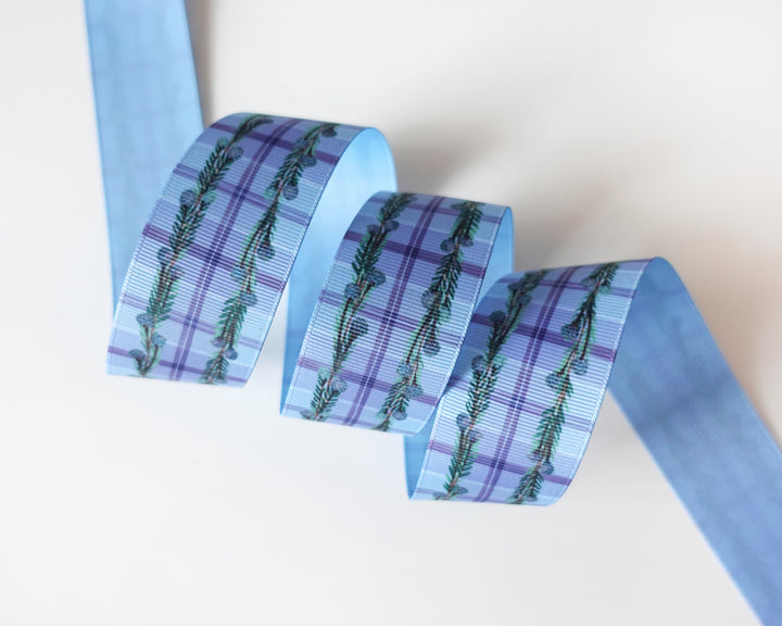 Winterberry Plaid Grosgrain Ribbon