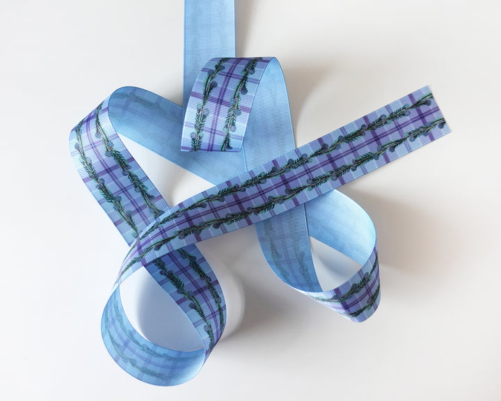 Winterberry Plaid Grosgrain Ribbon