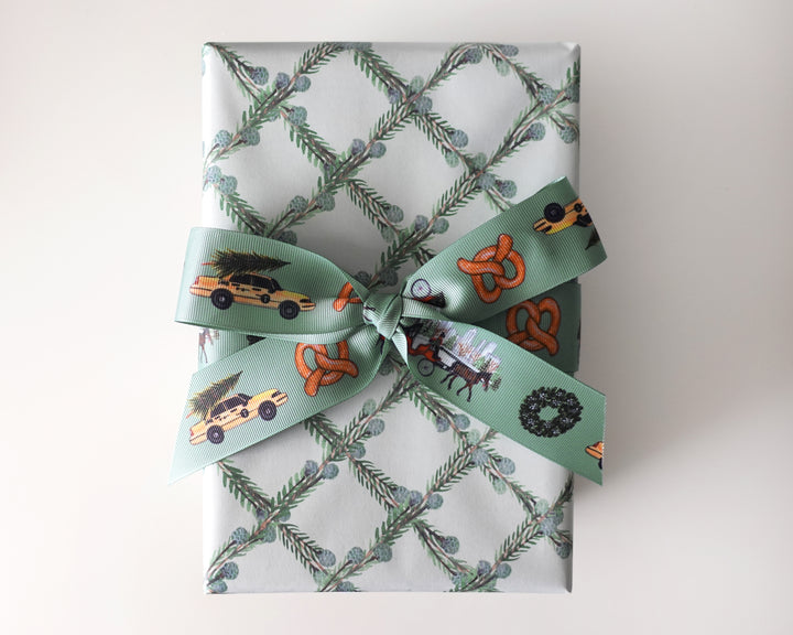 Christmas in New York Grosgrain Ribbon