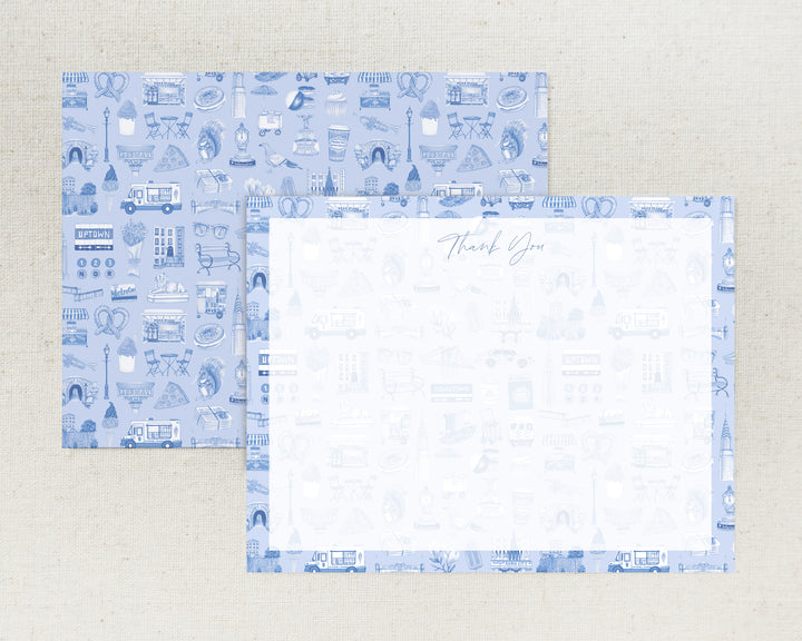 Tonal New York City Personalized Note Card Set