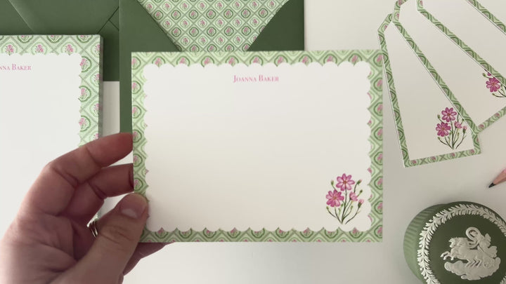 Cosmos Ruffles Notecards