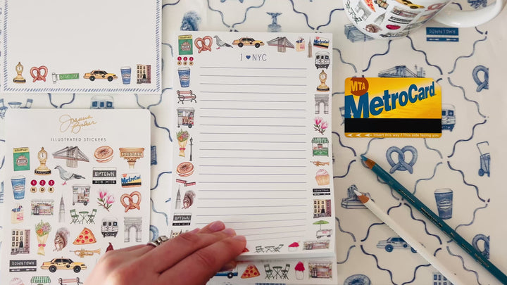 New York City Favorite Things Personalized Notepad