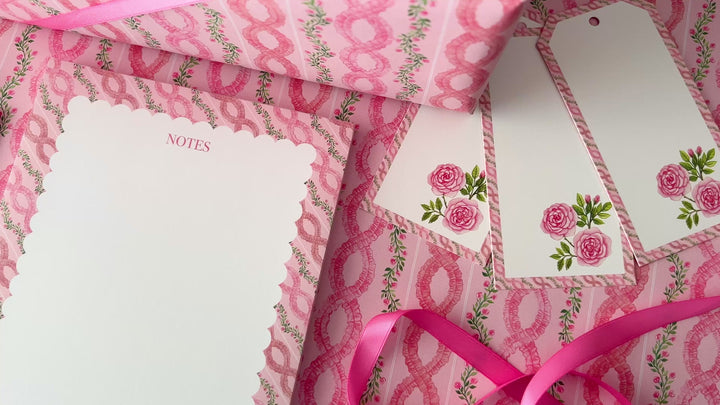 Rococo Ruffles & Roses Gift Wrap Roll
