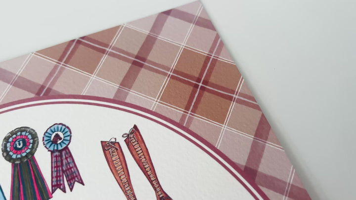 Equestrian Favorite Things Art Print