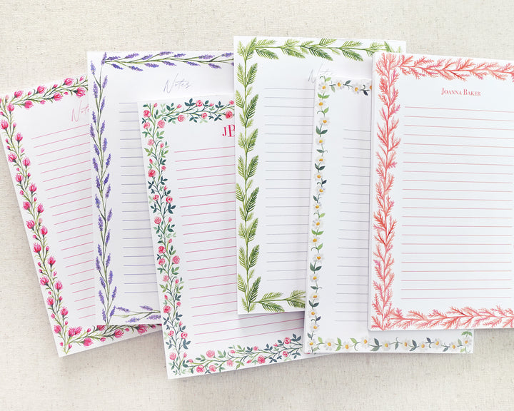 Lavender Rope Personalized Notepad
