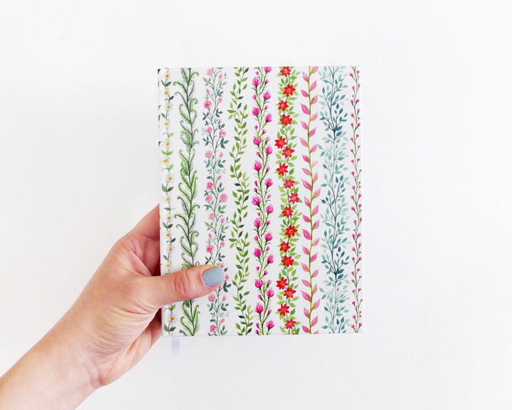 Watercolor Vines Journal