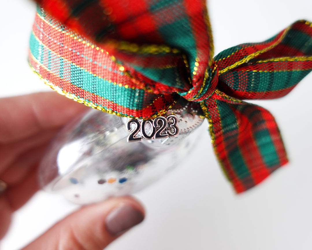 Create Your Own NYC Glitter Ornament Gift Set of 6