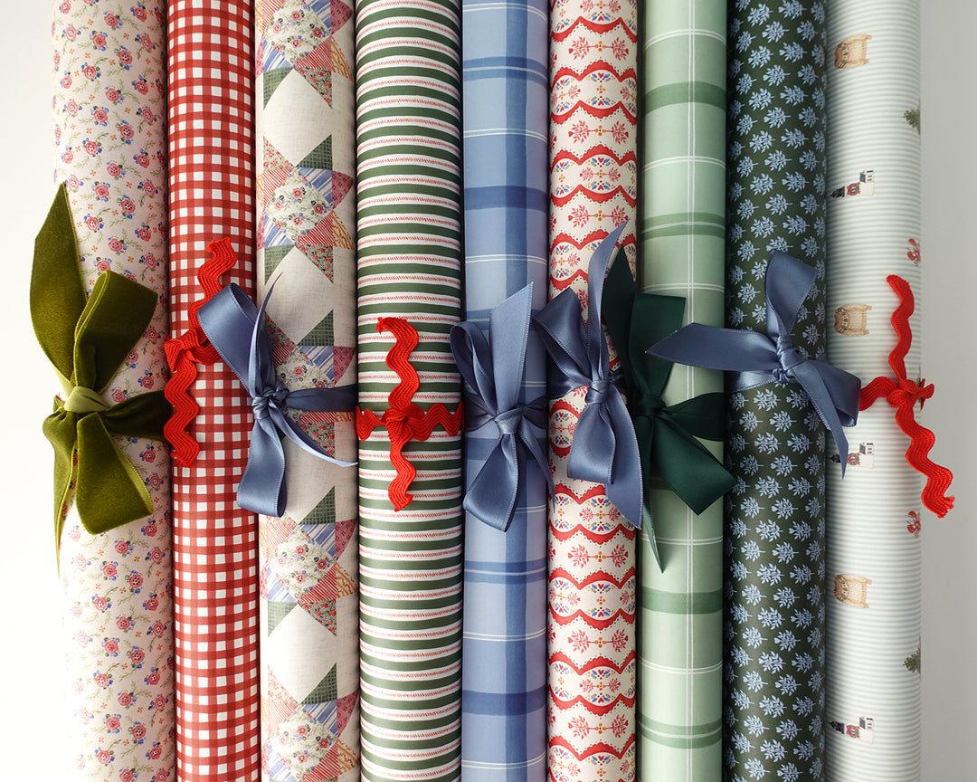 Quilted Star Gift Wrap Sheets