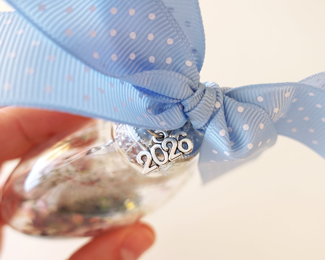 Create Your Own City Glitter Ornament Gift Set of 6