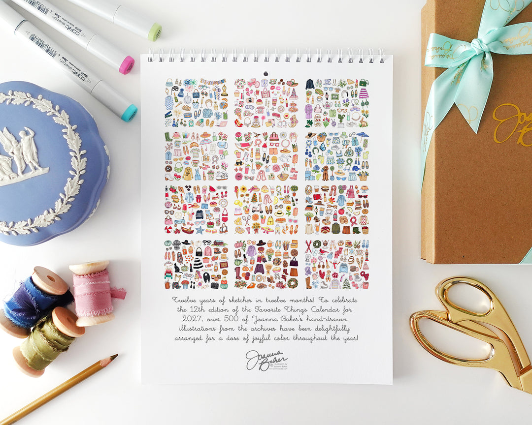 Favorite Things 2027 Wall Calendar PRESALE