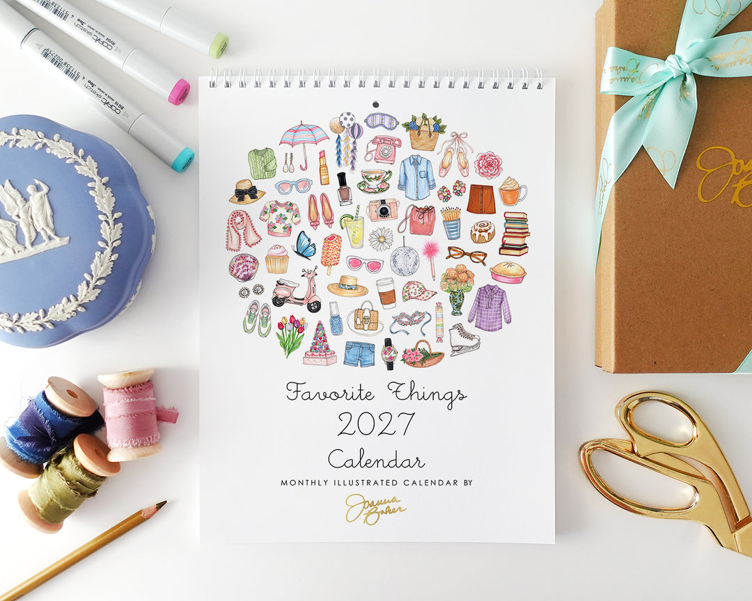 Favorite Things 2027 Wall Calendar PRESALE