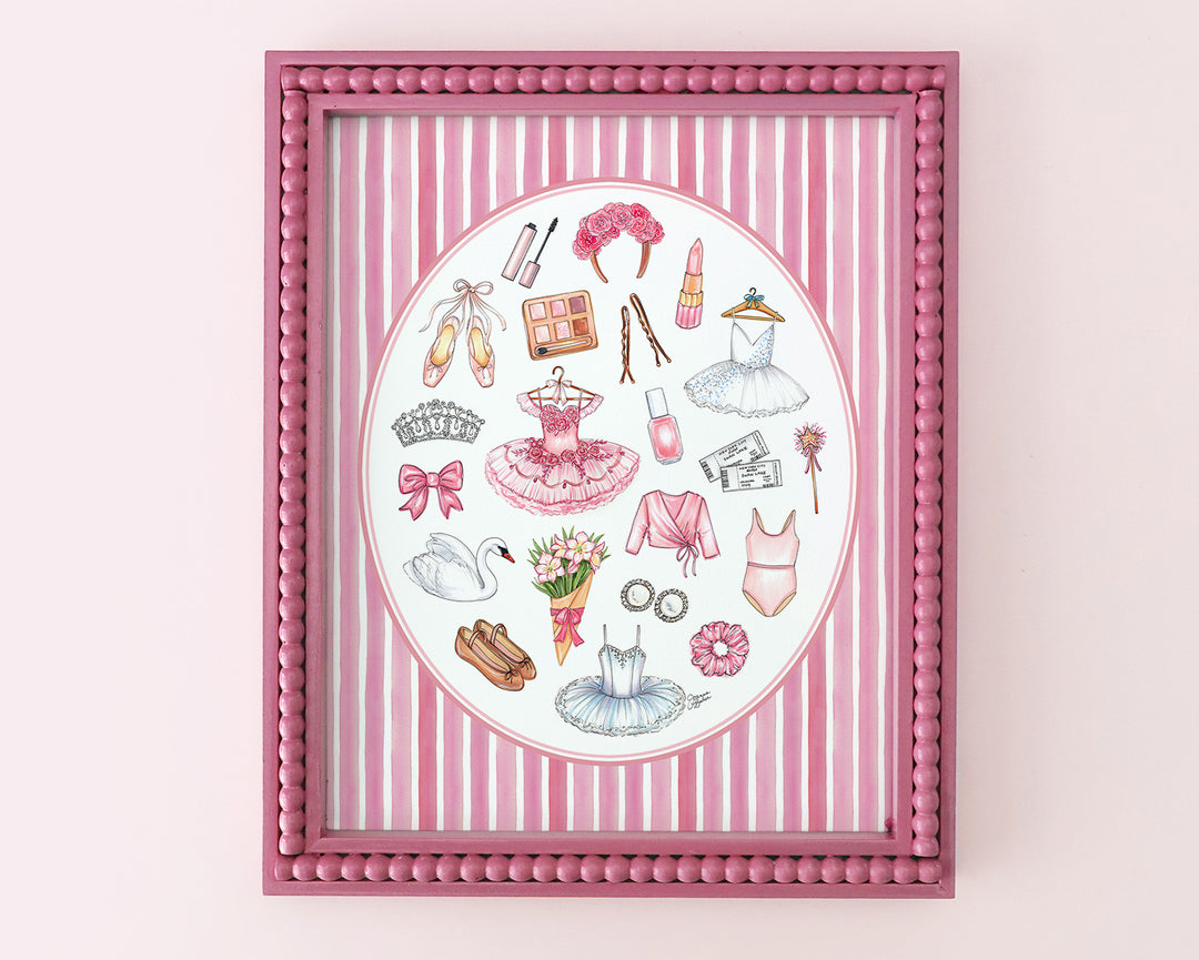 Ballerina Favorite Things Art Print