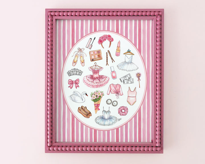 Ballerina Favorite Things Art Print