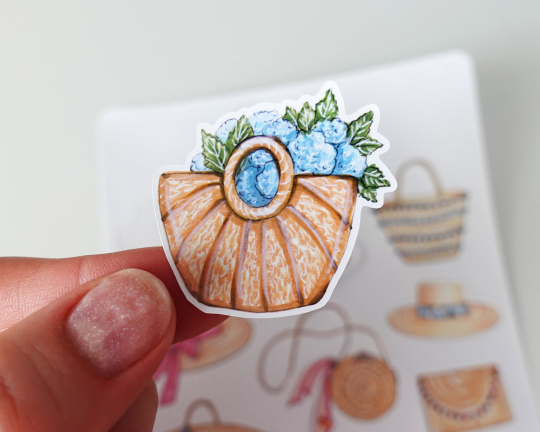 Basket Bag & Sunhat Stickers