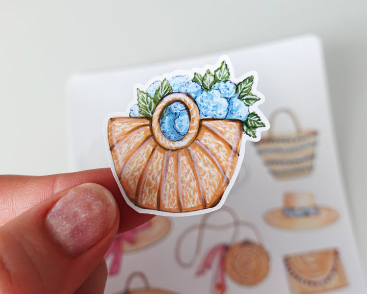 Basket Bag & Sunhat Stickers