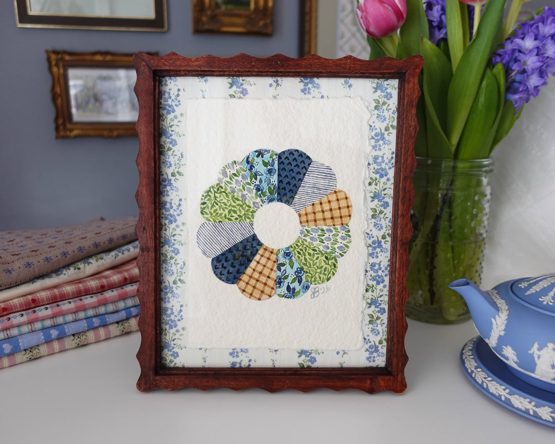 Chambray Garden Quilt Block