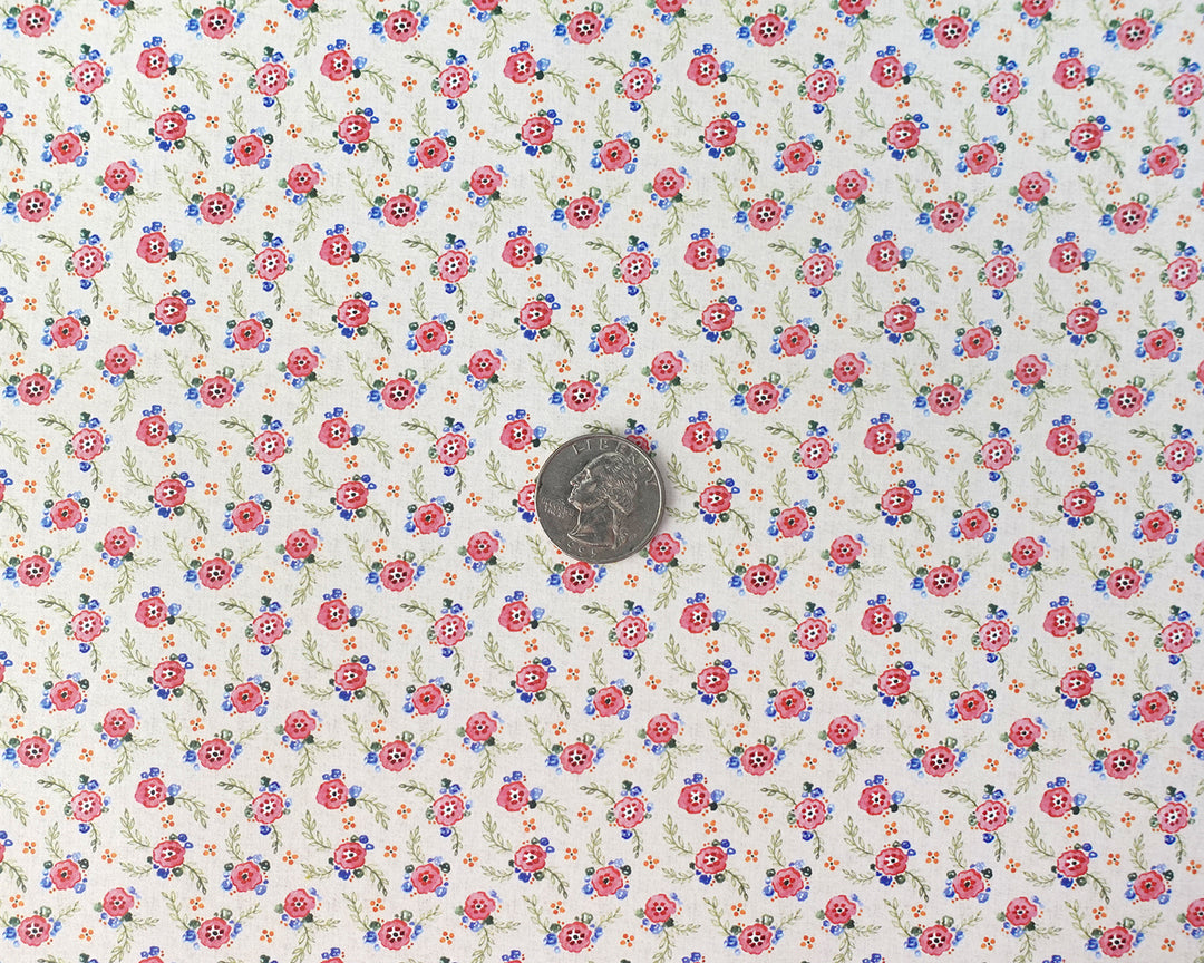 Tossed Watercolor Floral Gift Wrap Sheets